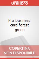 Pro business card forest green articolo cartoleria