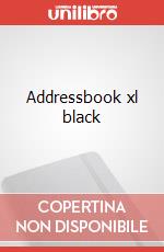 Addressbook xl black articolo cartoleria