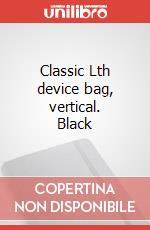 Classic Lth device bag, vertical. Black art vari a