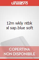 12m wkly ntbk xl sap.blue soft articolo cartoleria