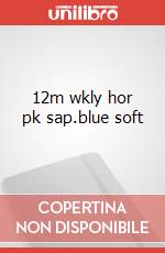 12m wkly hor pk sap.blue soft articolo cartoleria