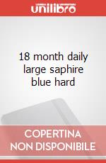 18 month daily large saphire blue hard articolo cartoleria