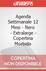 Agenda Settimanale 12 Mesi - Nero - Extralarge - Copertina Morbida articolo cartoleria di Moleskine