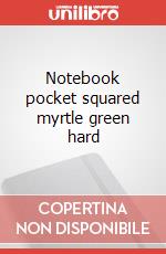 Notebook pocket squared myrtle green hard articolo cartoleria