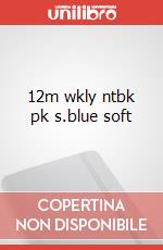 12m wkly ntbk pk s.blue soft articolo cartoleria