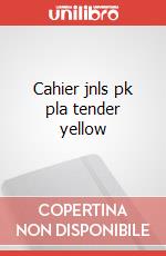 Cahier jnls pk pla tender yellow articolo cartoleria
