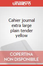 Cahier journal extra large plain tender yellow articolo cartoleria