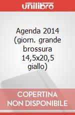 Agenda 2014 (giorn. grande brossura 14,5x20,5 giallo) art vari a