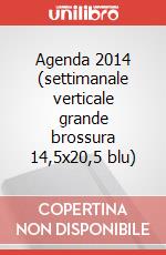 Agenda 2014 (settimanale verticale grande brossura 14,5x20,5 blu) art vari a