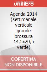 Agenda 2014 (settimanale verticale grande brossura 14,5x20,5 verde) art vari a