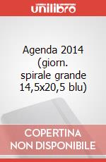 Agenda 2014 (giorn. spirale grande 14,5x20,5 blu) art vari a