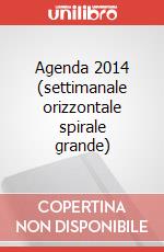 Agenda 2014 (settimanale orizzontale spirale grande) art vari a