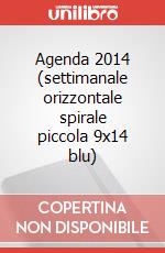 Agenda 2014 (settimanale orizzontale spirale piccola 9x14 blu) art vari a