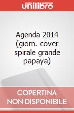 Agenda 2014 (giorn. cover spirale grande papaya) art vari a