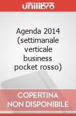 Agenda 2014 (settimanale verticale business pocket rosso) art vari a
