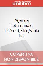 Agenda settimanale 12,5x20,3blu/viola fsc art vari a