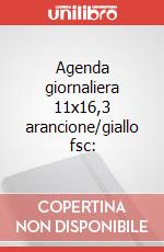 Agenda giornaliera 11x16,3 arancione/giallo fsc: art vari a
