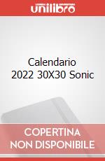 Calendario 2022 30X30 Sonic articolo cartoleria