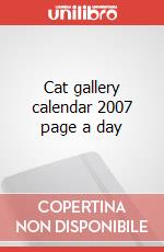 Cat gallery calendar 2007 page a day art vari a