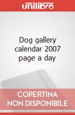 Dog gallery calendar 2007 page a day art vari a