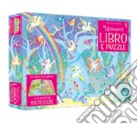 Unicorni. Libro e puzzle. Con adesivi. Ediz. a colori. Con puzzle articolo cartoleria di Smith Sam