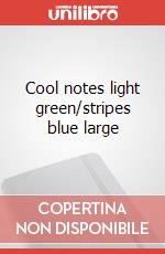 Cool notes light green/stripes blue large art vari a