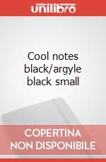 Cool notes black/argyle black small articolo cartoleria