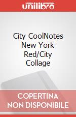 City CoolNotes New York Red/City Collage articolo cartoleria