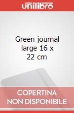 Green journal large 16 x 22 cm art vari a