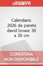 Calendario 2026 da parete david bowie 30 x 30 cm art vari a