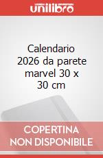 Calendario 2026 da parete marvel 30 x 30 cm art vari a