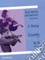 Concerto in D, Op. 36 articolo cartoleria di Rieding Oscar (COP)