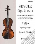 Sevcik Opus 2, Part 1 for Viola Alto art vari a