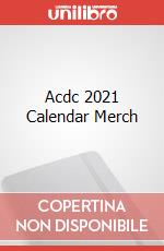 Acdc 2021 Calendar Merch articolo cartoleria