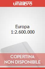 Europa 1:2.600.000 articolo cartoleria