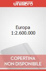 Europa 1:2.600.000 art vari a