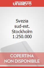 Svezia sud-est. Stockholm 1:250.000 art vari a