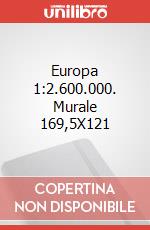 Europa 1:2.600.000. Murale 169,5X121 articolo cartoleria