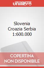 Slovenia Croazia Serbia 1:600.000 articolo cartoleria