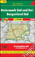 Styria south east, Burgenland south 1:100.000 art vari a