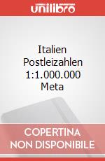 Italien Postleizahlen 1:1.000.000 Meta art vari a