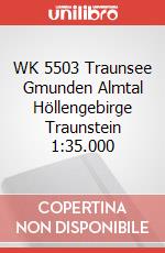 WK 5503 Traunsee Gmunden Almtal Höllengebirge Traunstein 1:35.000 art vari a