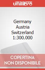 Germany Austria Switzerland 1:300.000 articolo cartoleria