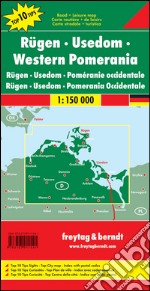 Rügen, Usedom, Vorpommern 1:150.000 articolo cartoleria