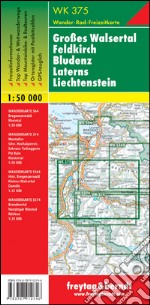 Groáes Walsertal Feldkirch Bludenz Later 1:50.000 articolo cartoleria