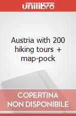 Austria with 200 hiking tours + map-pock articolo cartoleria