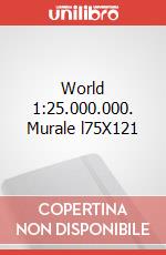 World 1:25.000.000. Murale l75X121 art vari a