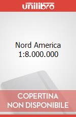 Nord America 1:8.000.000 articolo cartoleria