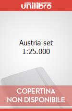 Austria set 1:25.000 articolo cartoleria