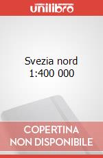 Svezia nord 1:400 000 articolo cartoleria